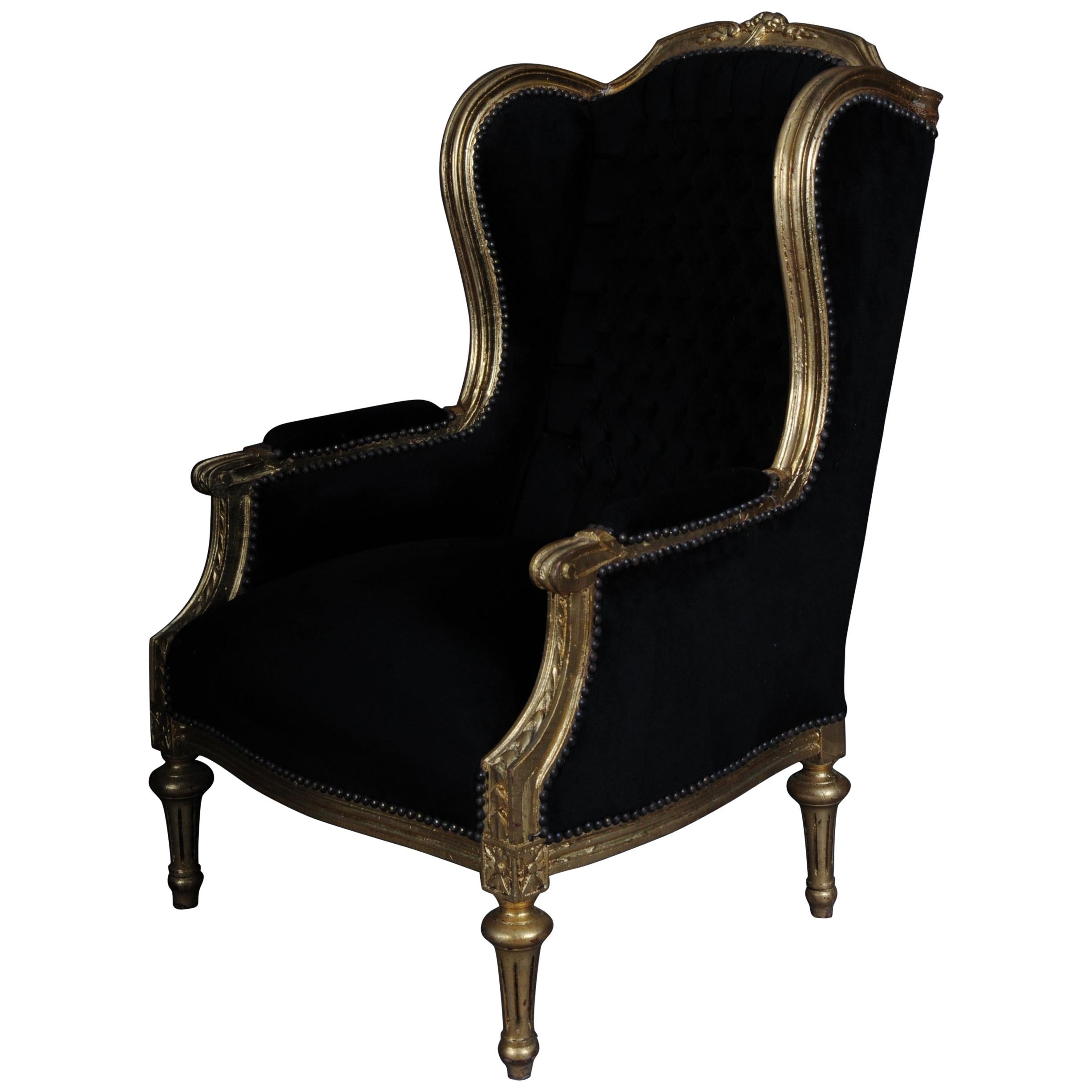 Black King Louis XVI Dining Chair with Solid Back Cushion - Royal Luxury  Events