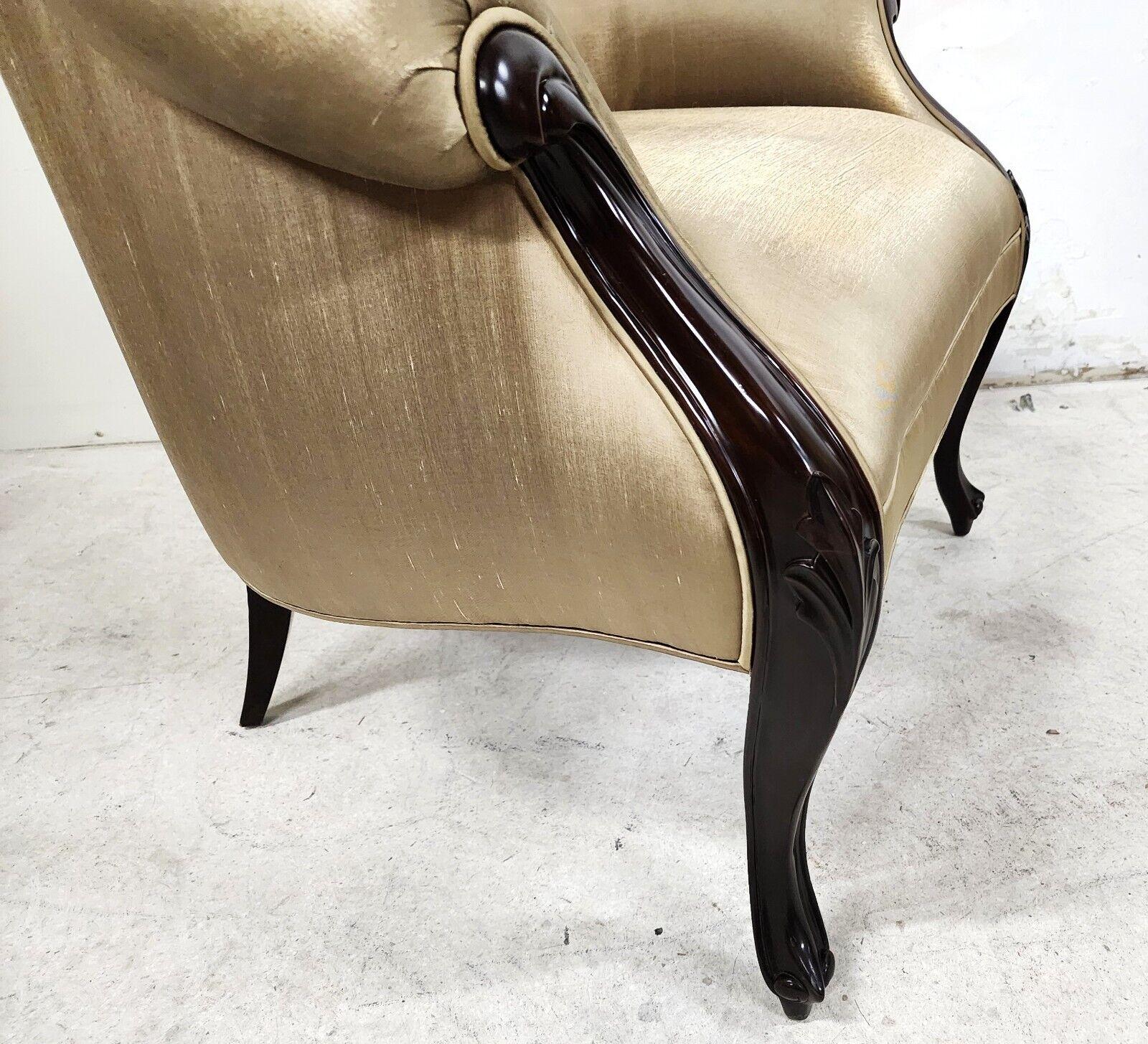 20th Century French Wingback Armchair by Christopher Guy For Sale