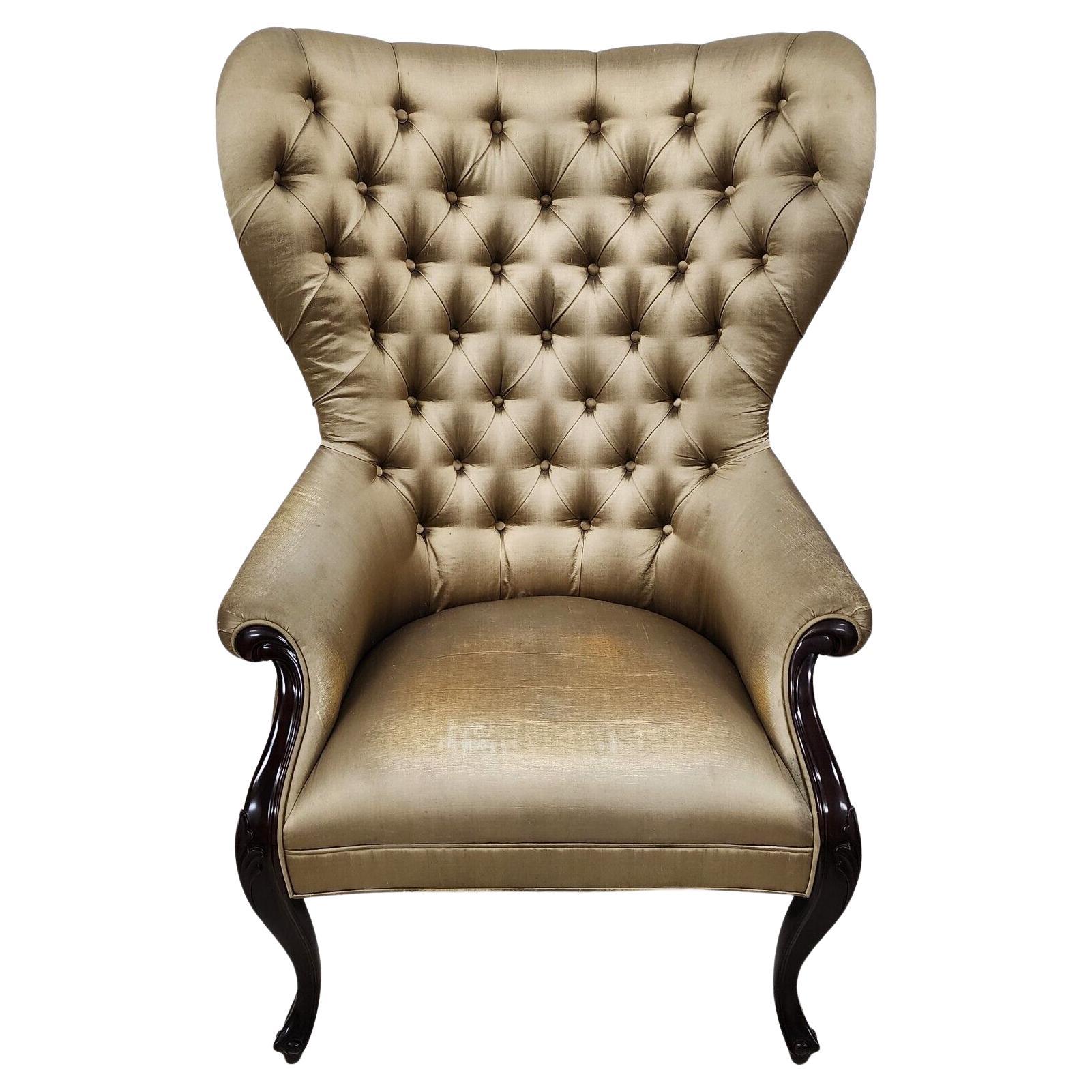 French Wingback Armchair by Christopher Guy For Sale