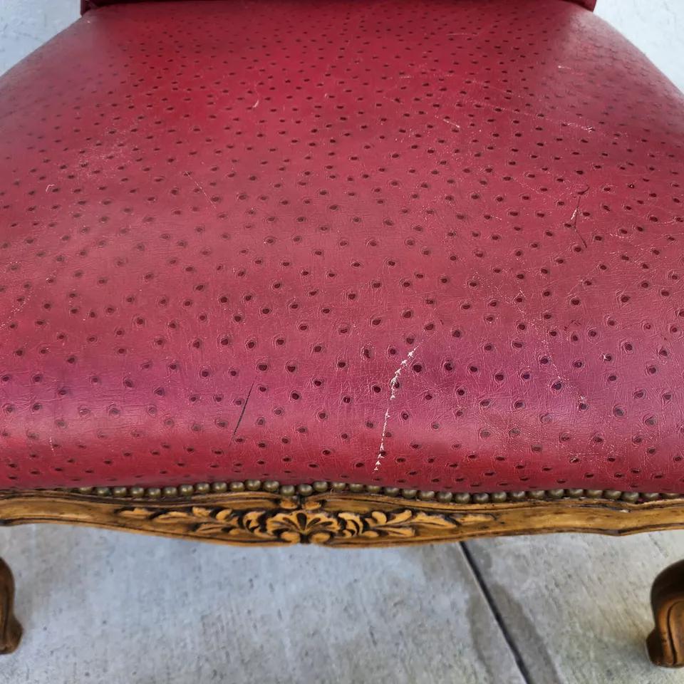 French Wingback Chairs by BAKER Pair For Sale 8