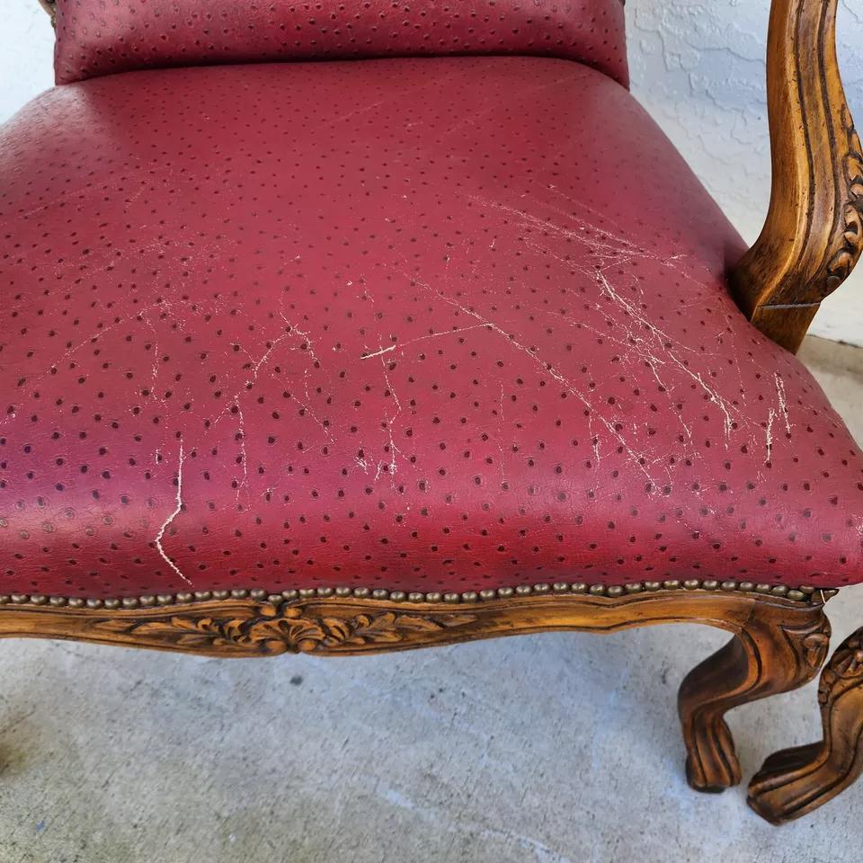 French Wingback Chairs by BAKER Pair For Sale 9