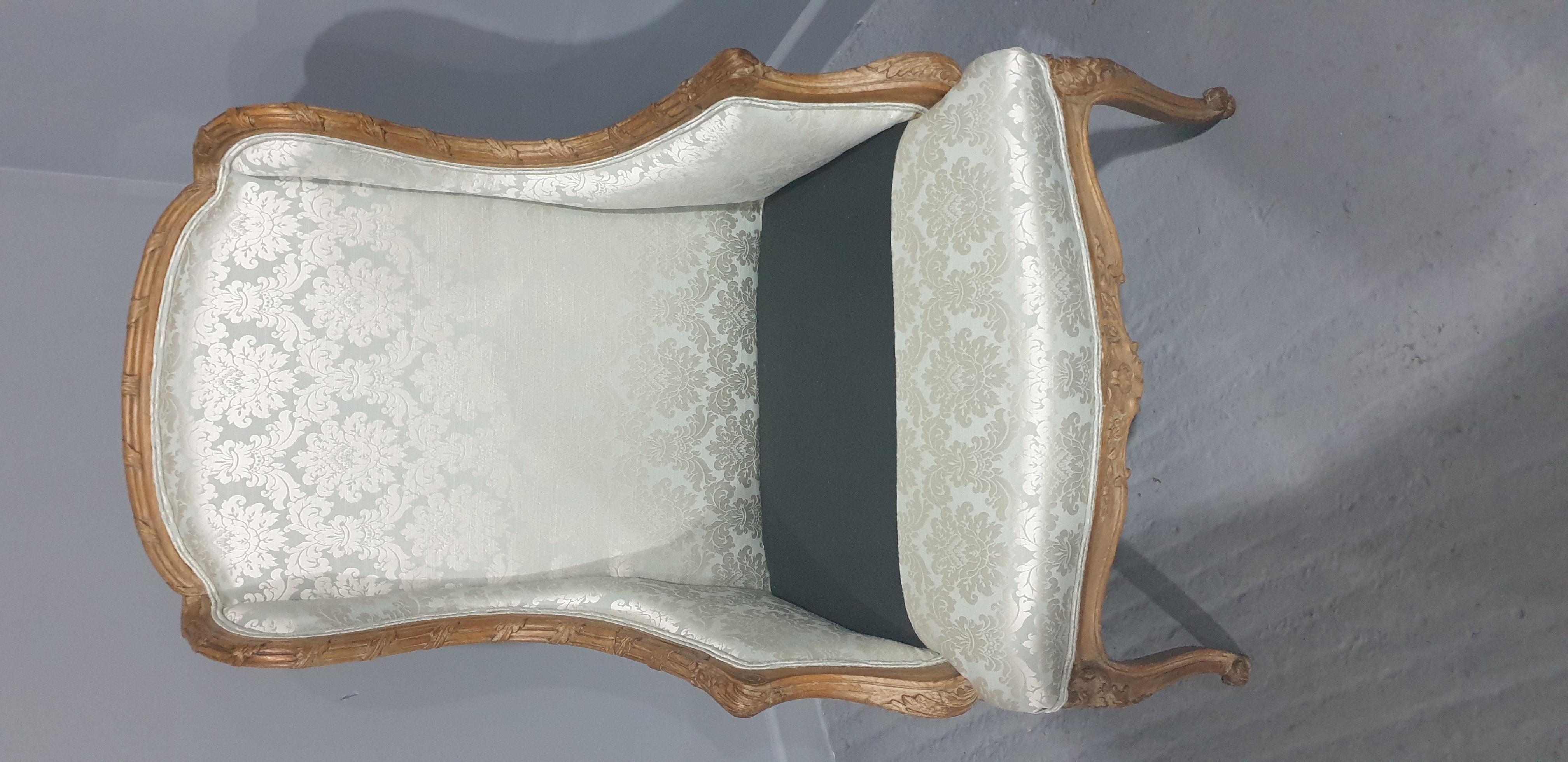 French Winged Armchair For Sale 3