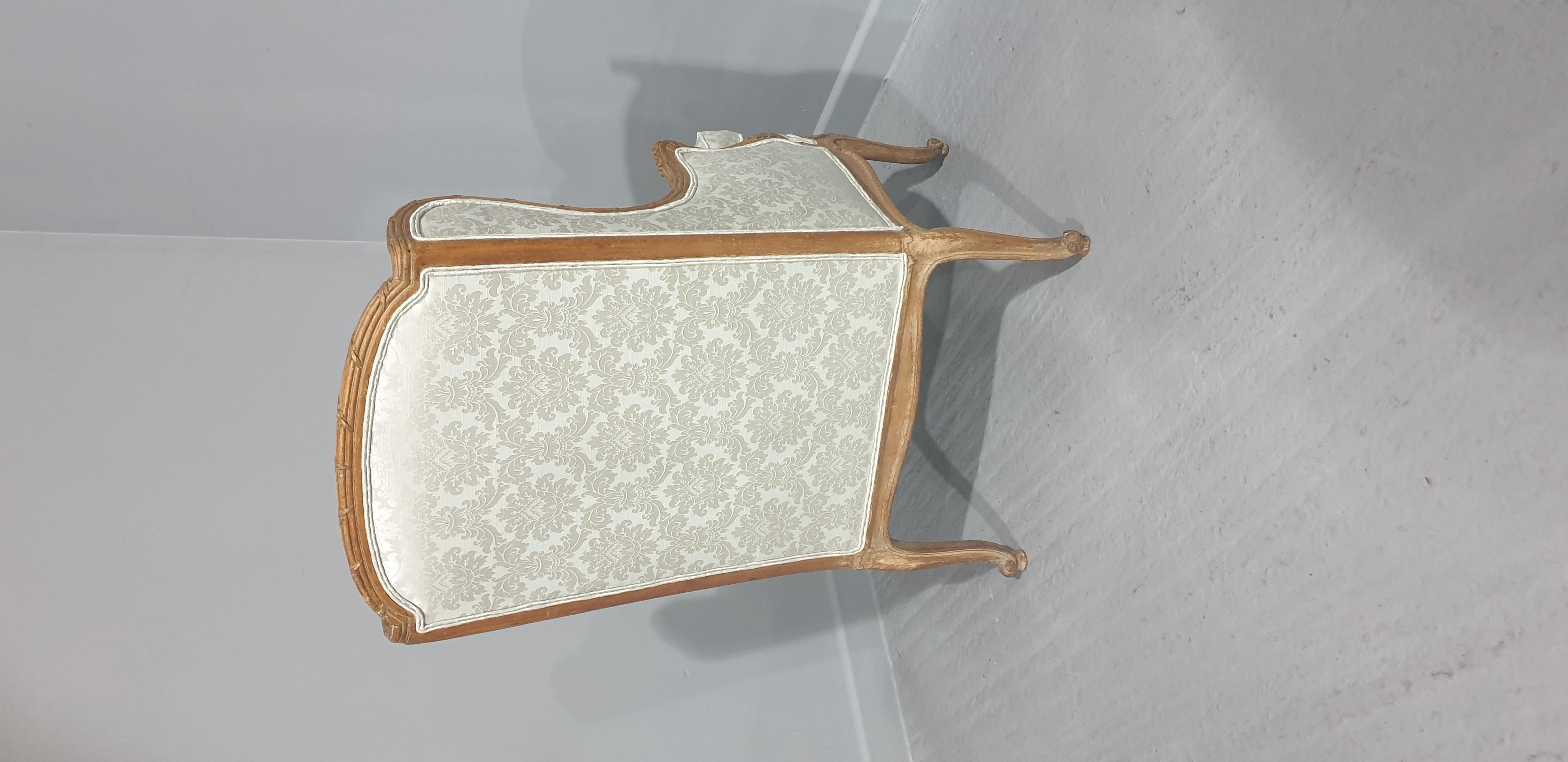 French Winged Armchair For Sale 5
