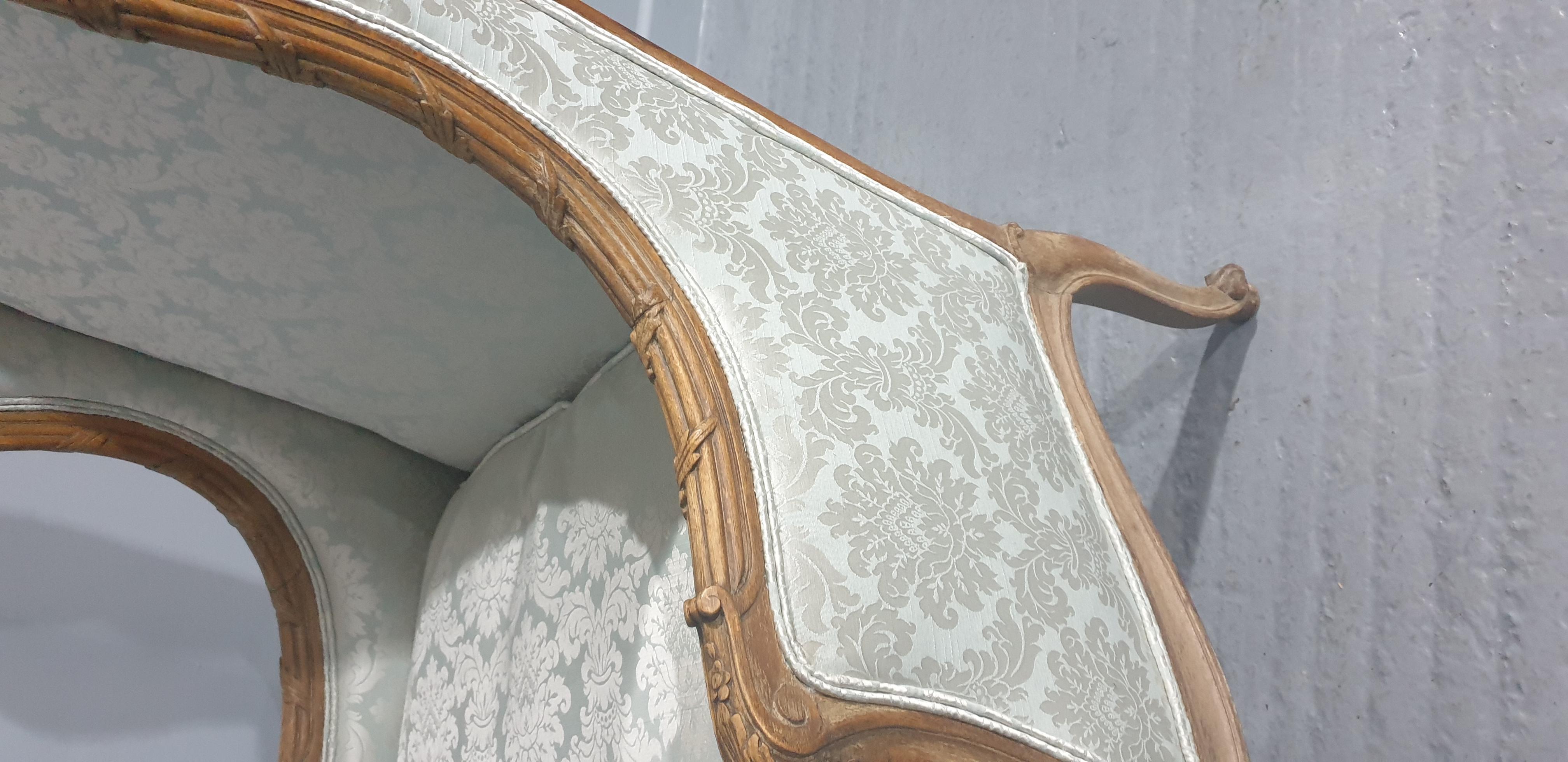 French Winged Armchair For Sale 9