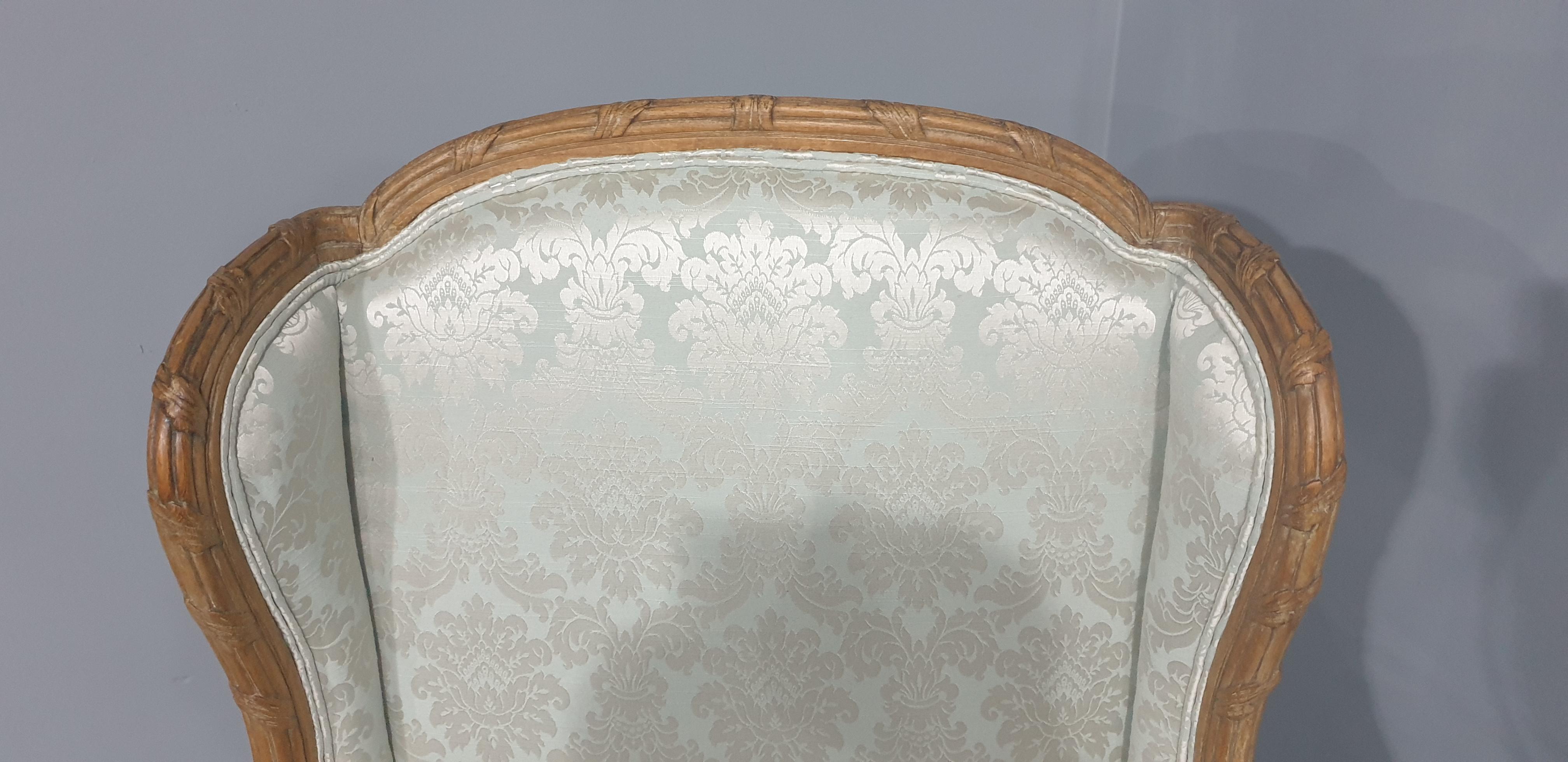 French Winged Armchair For Sale 1