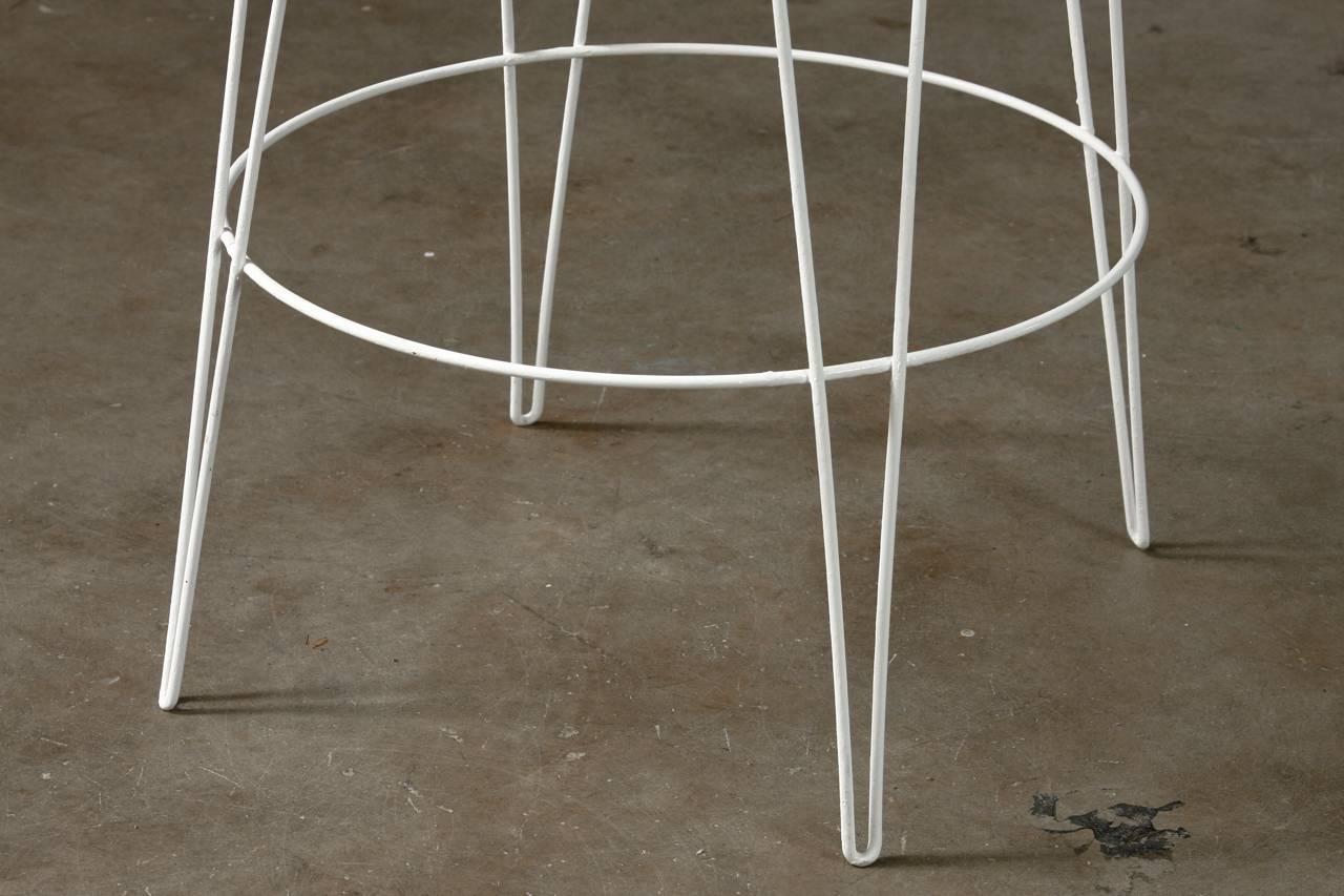 Victorian French Wire Basket Jardinière with Hairpin Legs