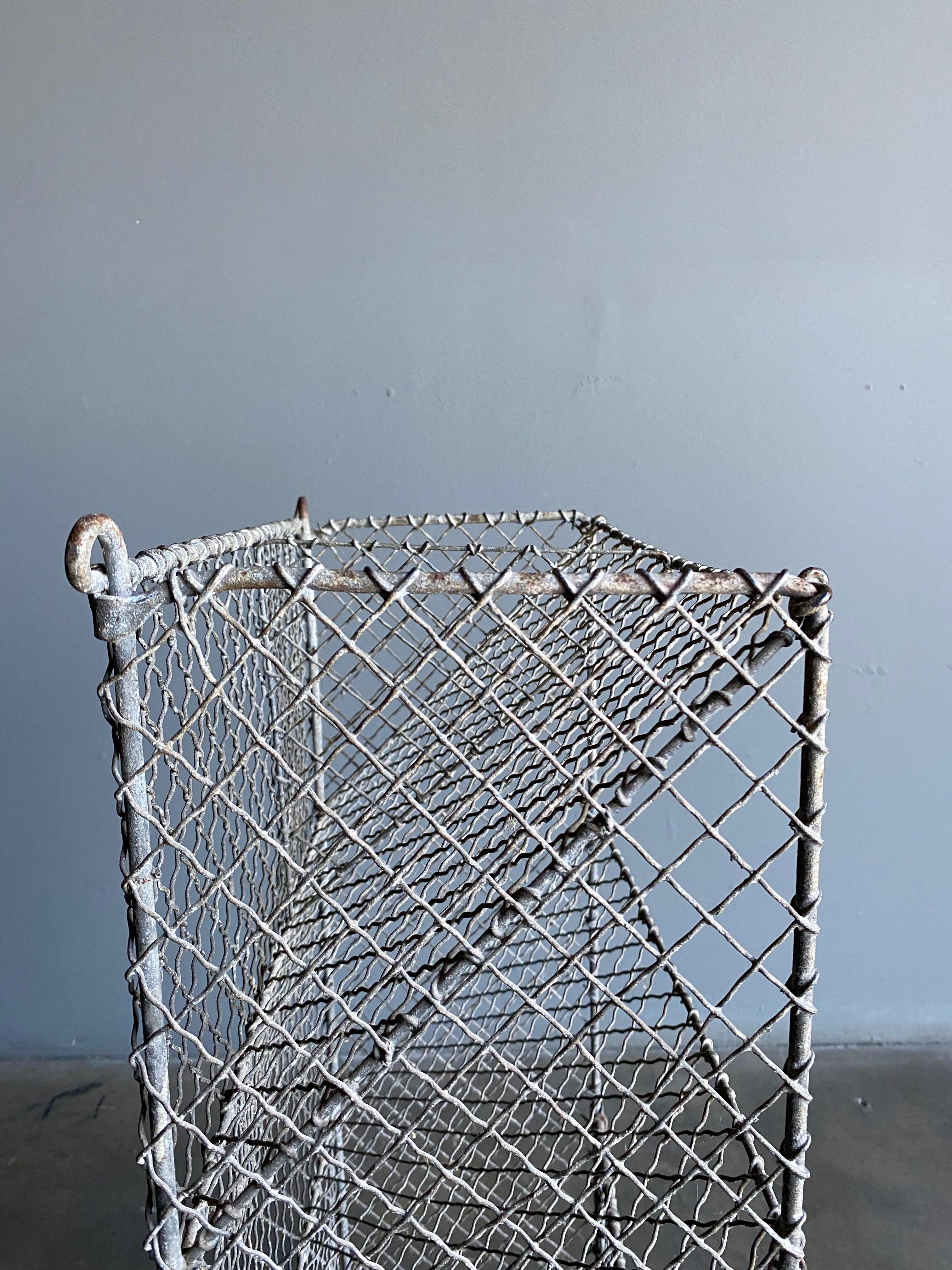 French Wire Hanging Basket, circa 1950 7