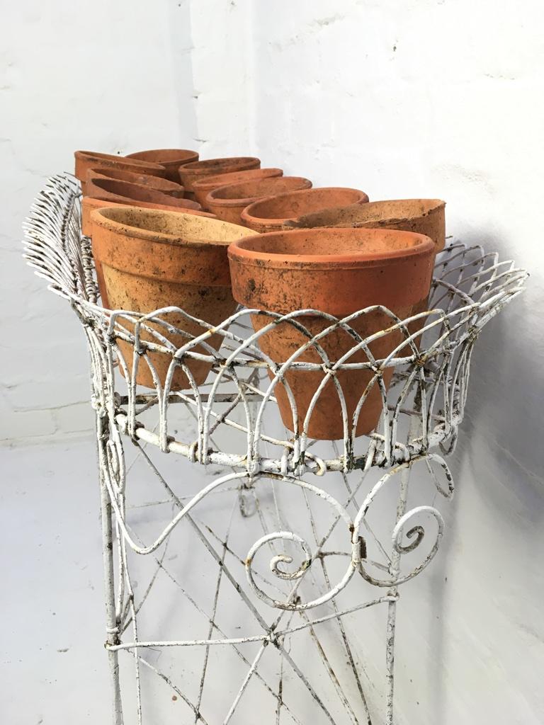 French Wire Plant Stand, Early 1900s 5