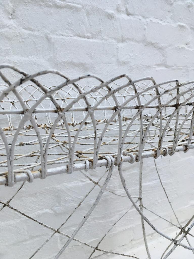 antique french wire plant stand