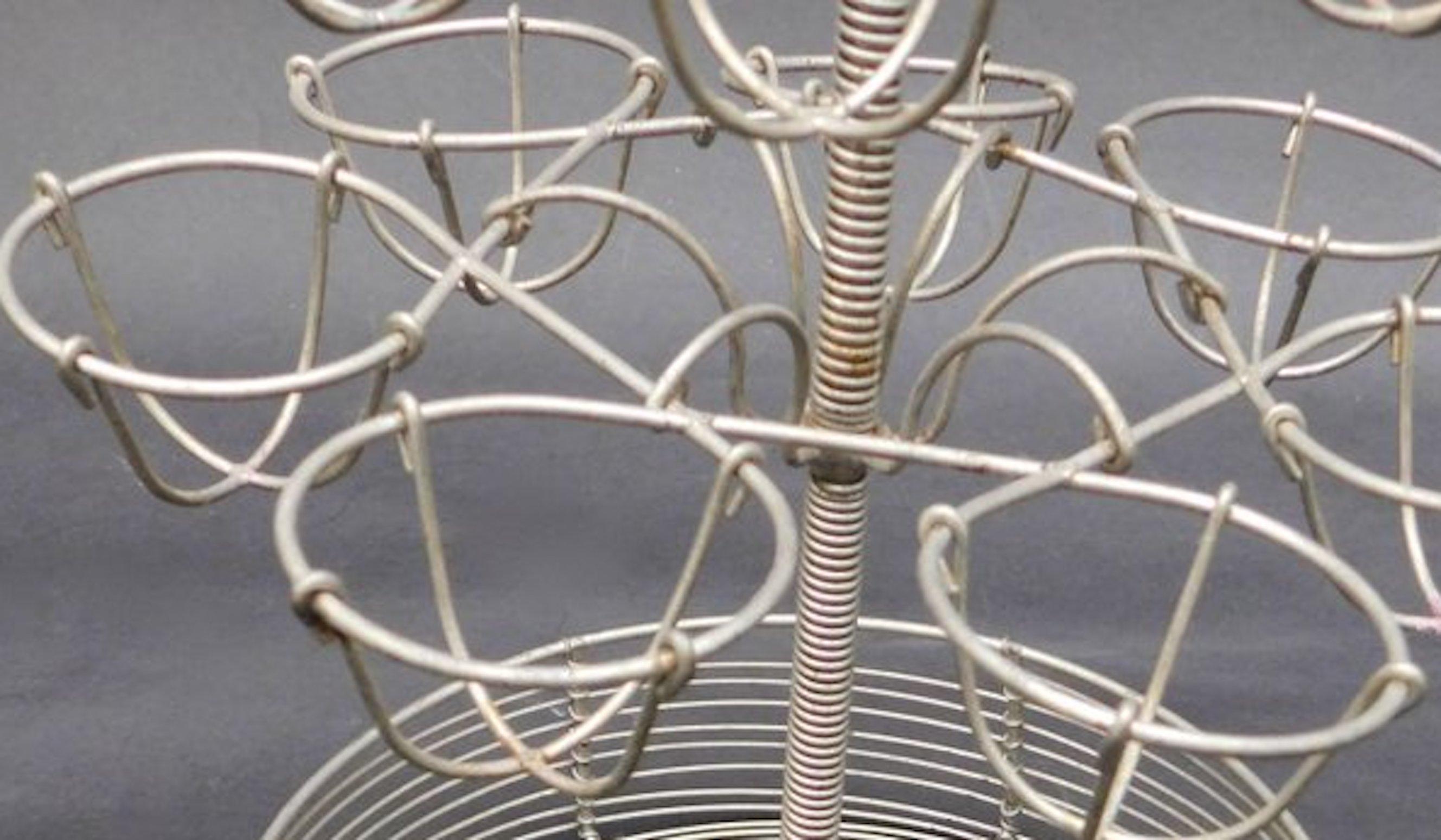 French Provincial French Wirework Bar Stand For Boiled Eggs