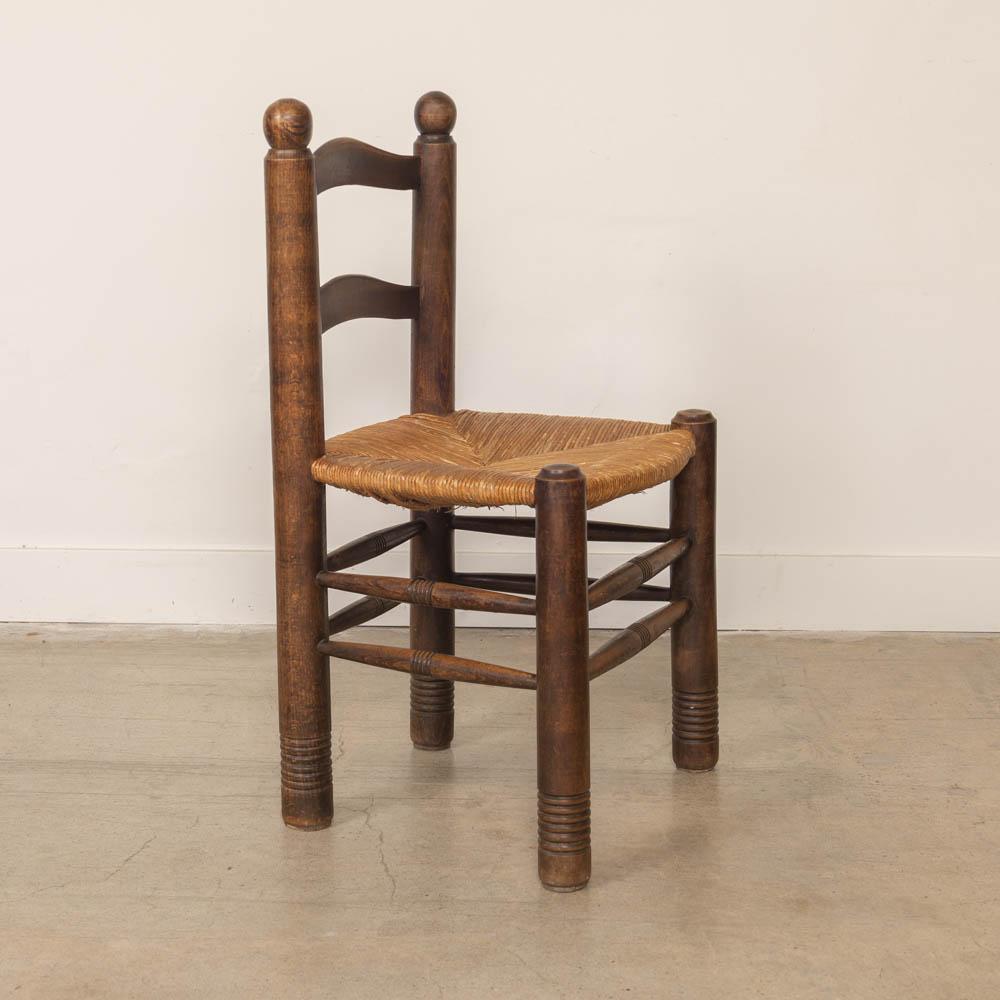 20ième siècle Chaise française tissée par Charles Dudouyt en vente