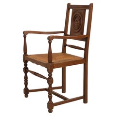 Chaise française tissée par Charles Dudouyt
