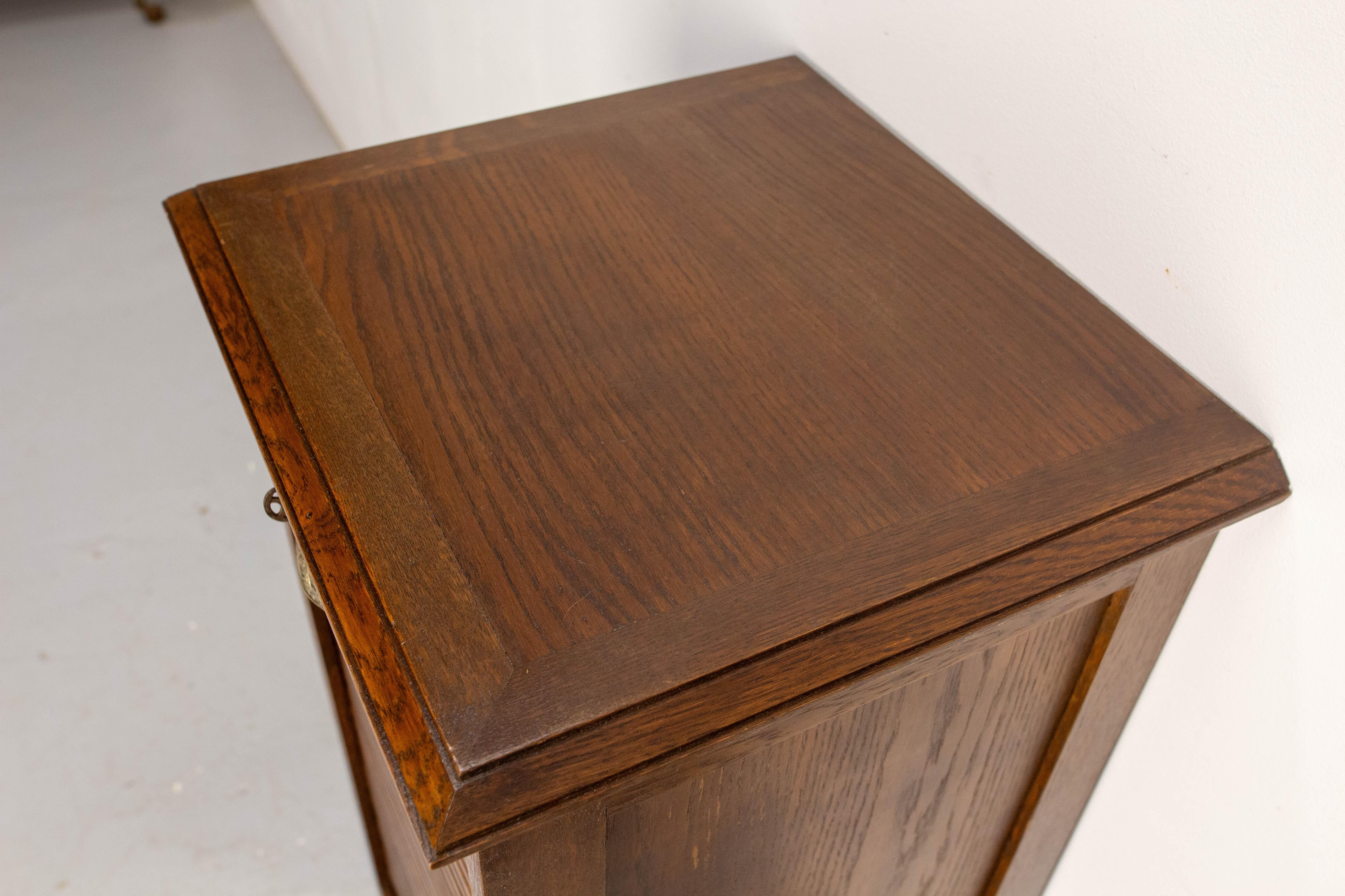 Francese Armadietto francese in Wood con piano a tamburo Rolle, raccoglitore di documenti in vendita