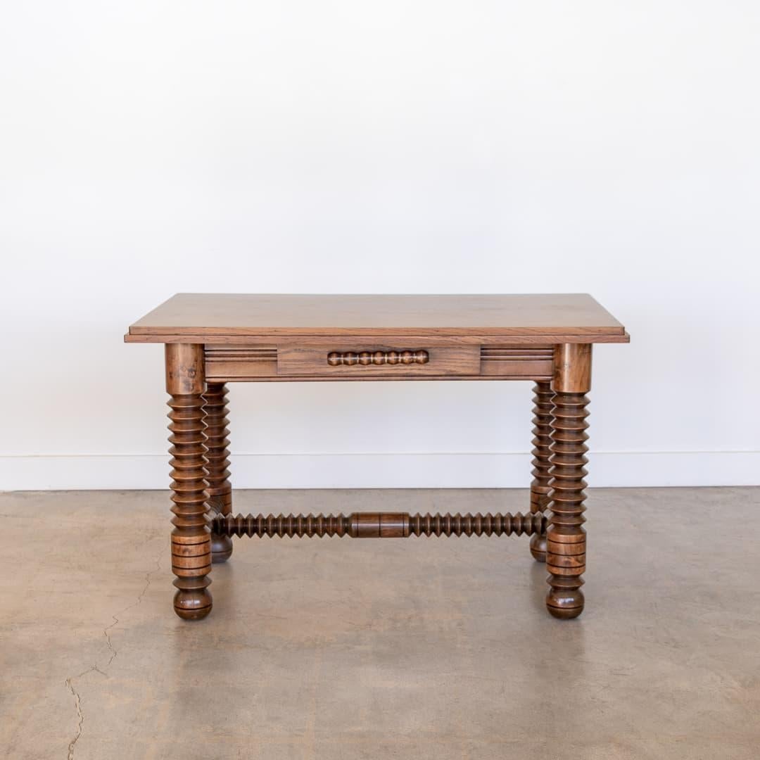 20th Century French Wood Desk by Charles Dudouyt