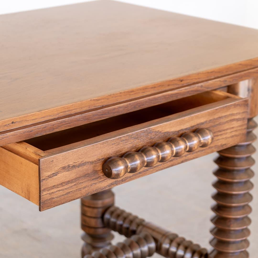 French Wood Desk by Charles Dudouyt 4