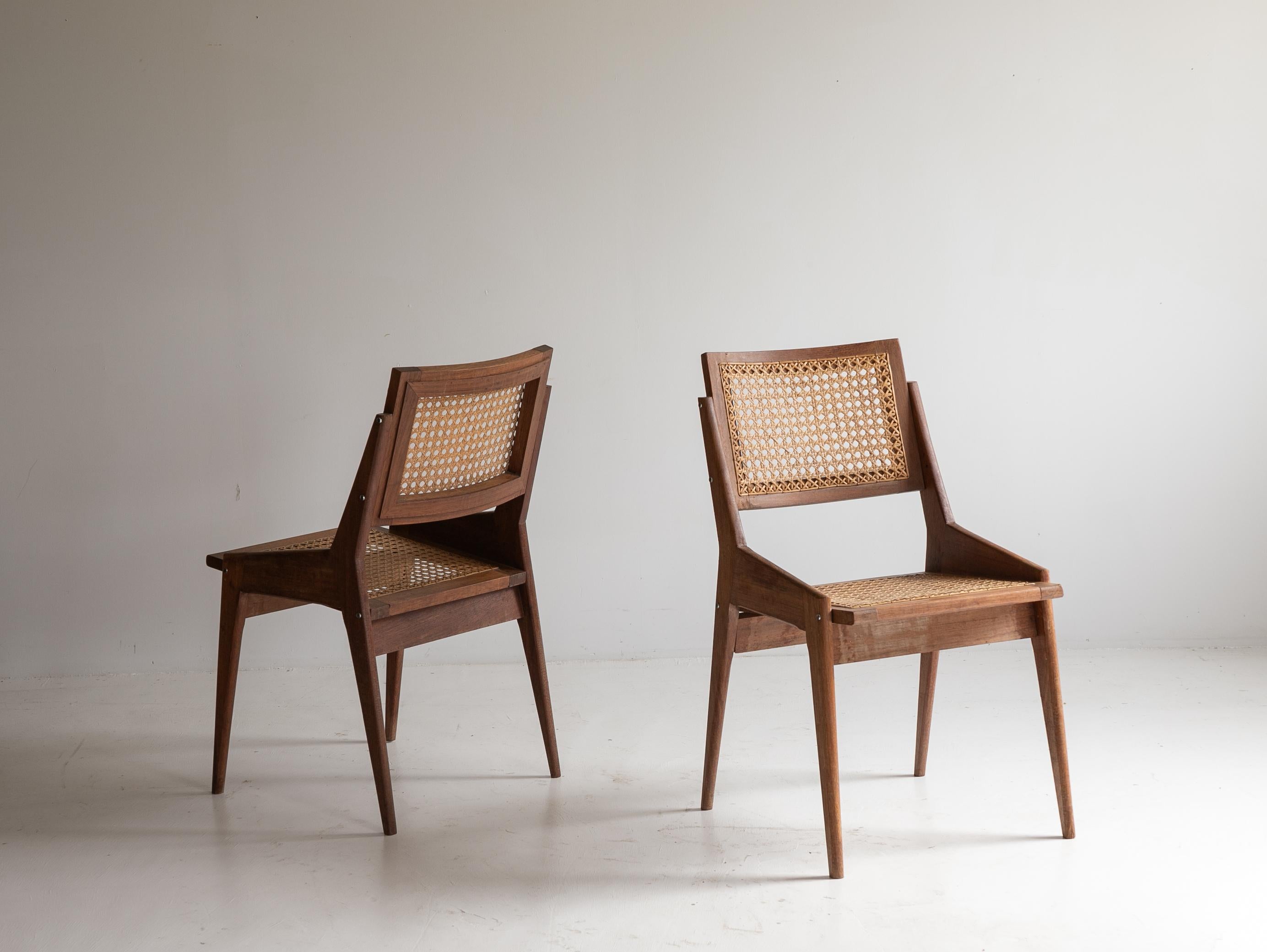 20th Century French wood Dining Chair For Sale