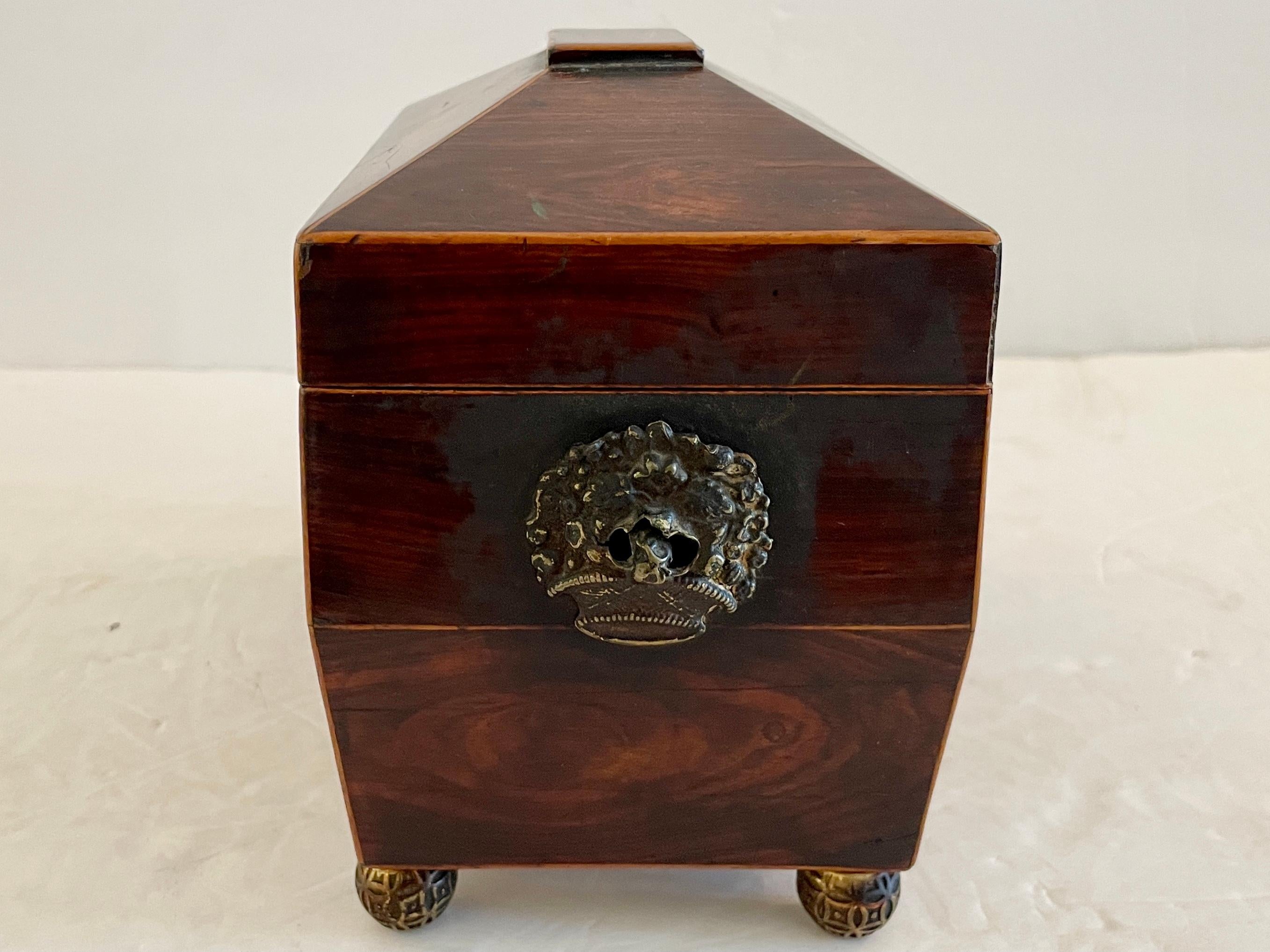 French Provincial French Wood Jewelry Box For Sale