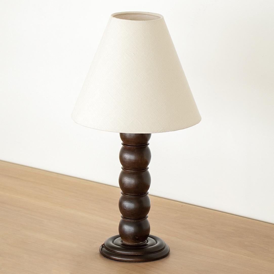 dark wood lamp