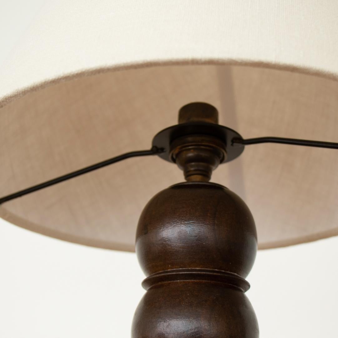 French Wood Lamp In Good Condition In Los Angeles, CA