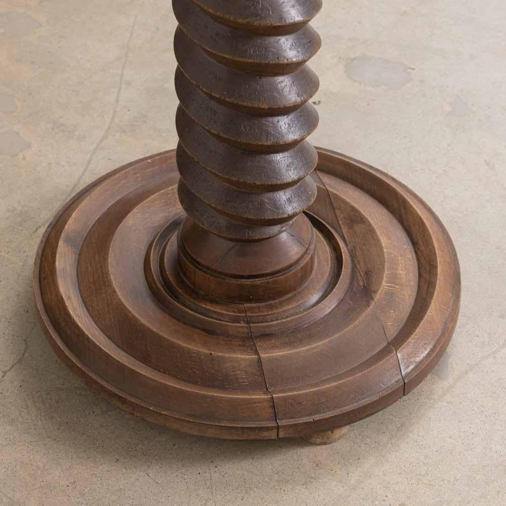 French Wood Side Table by Charles Dudouyt For Sale 8