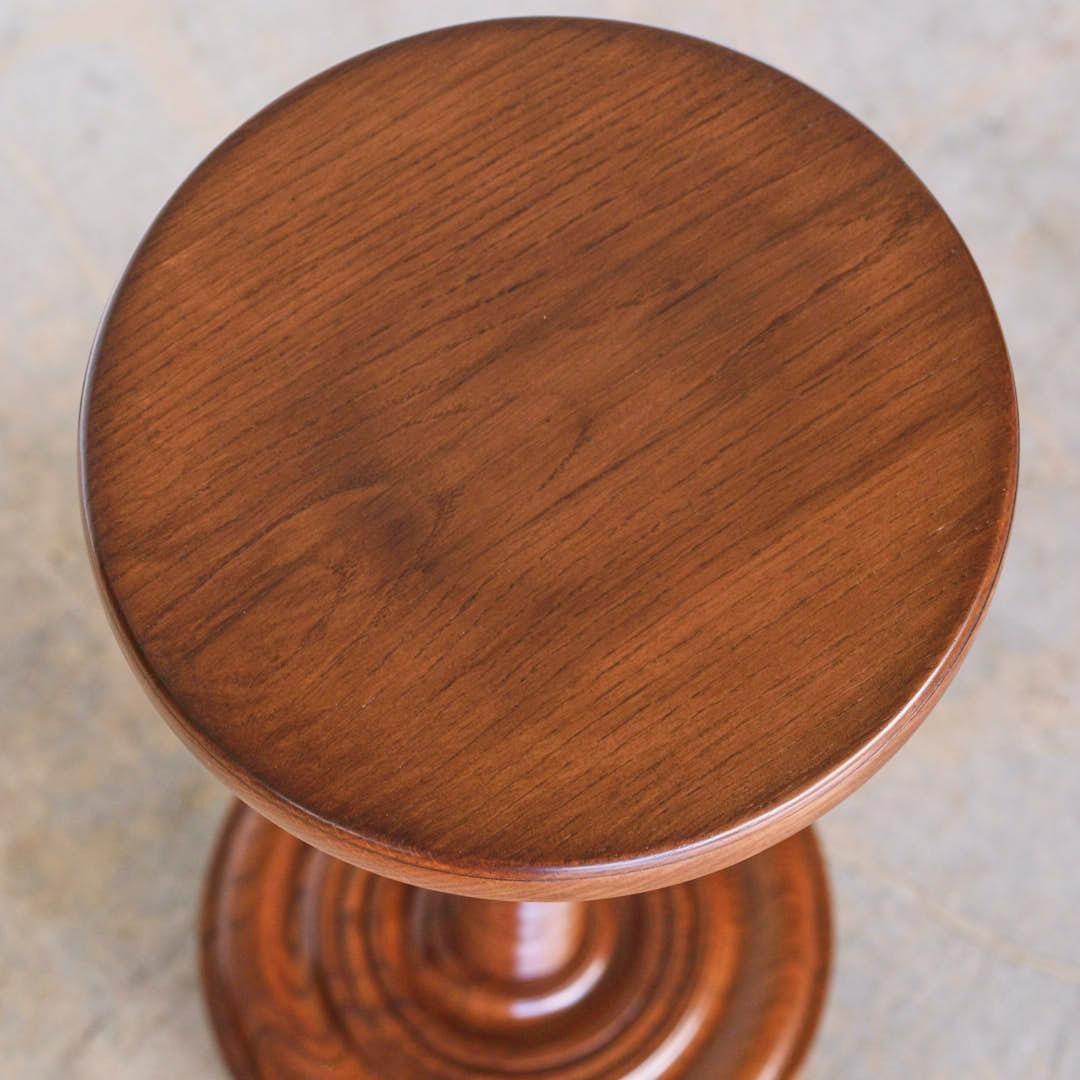 20th Century French Wood Side Table by Charles Dudouyt