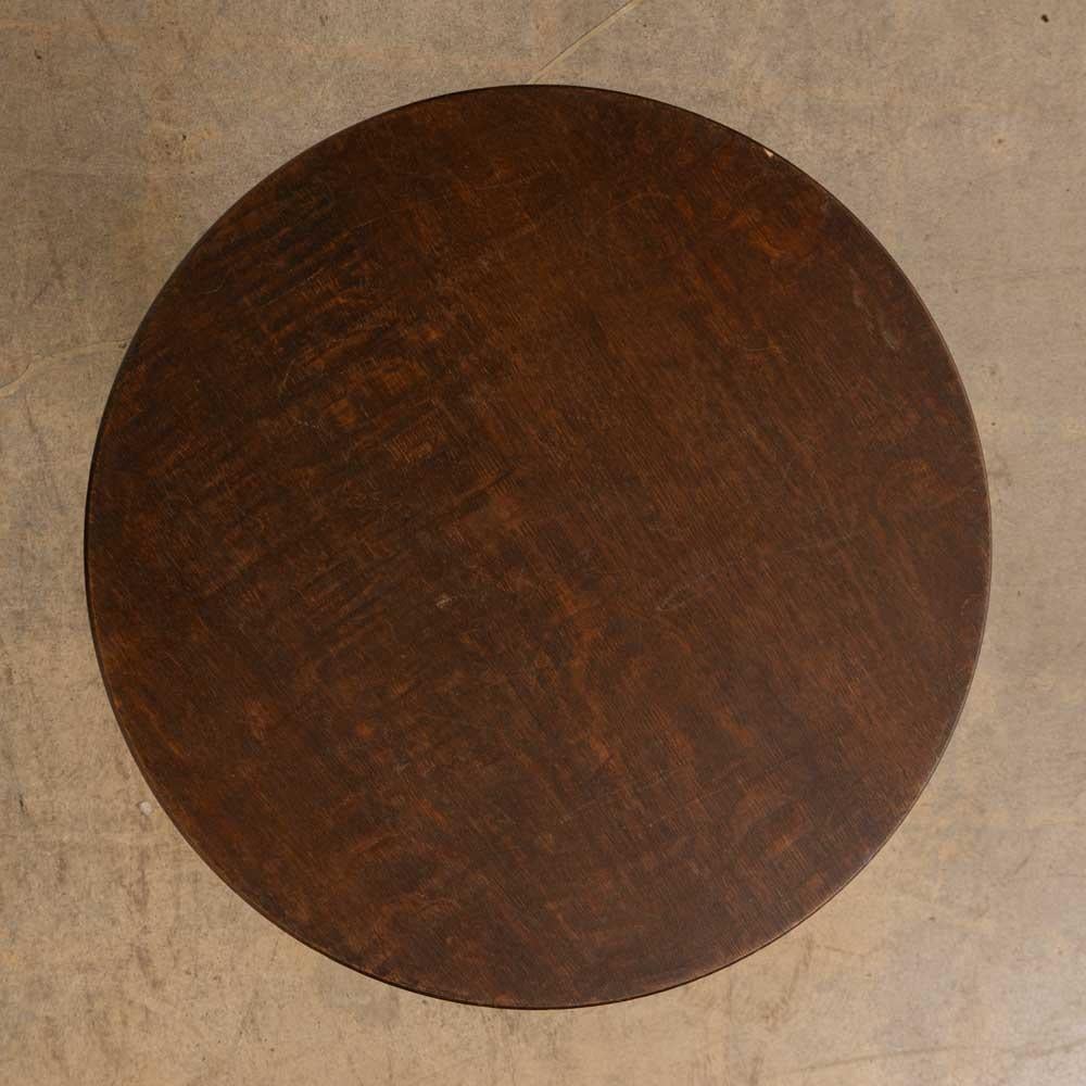 French Wood Side Table by Charles Dudouyt 2