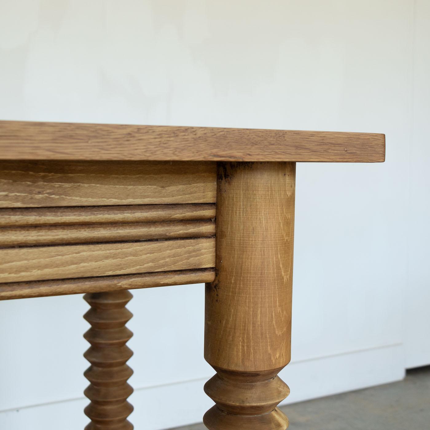 French Wood Table by Charles Dudouyt 6
