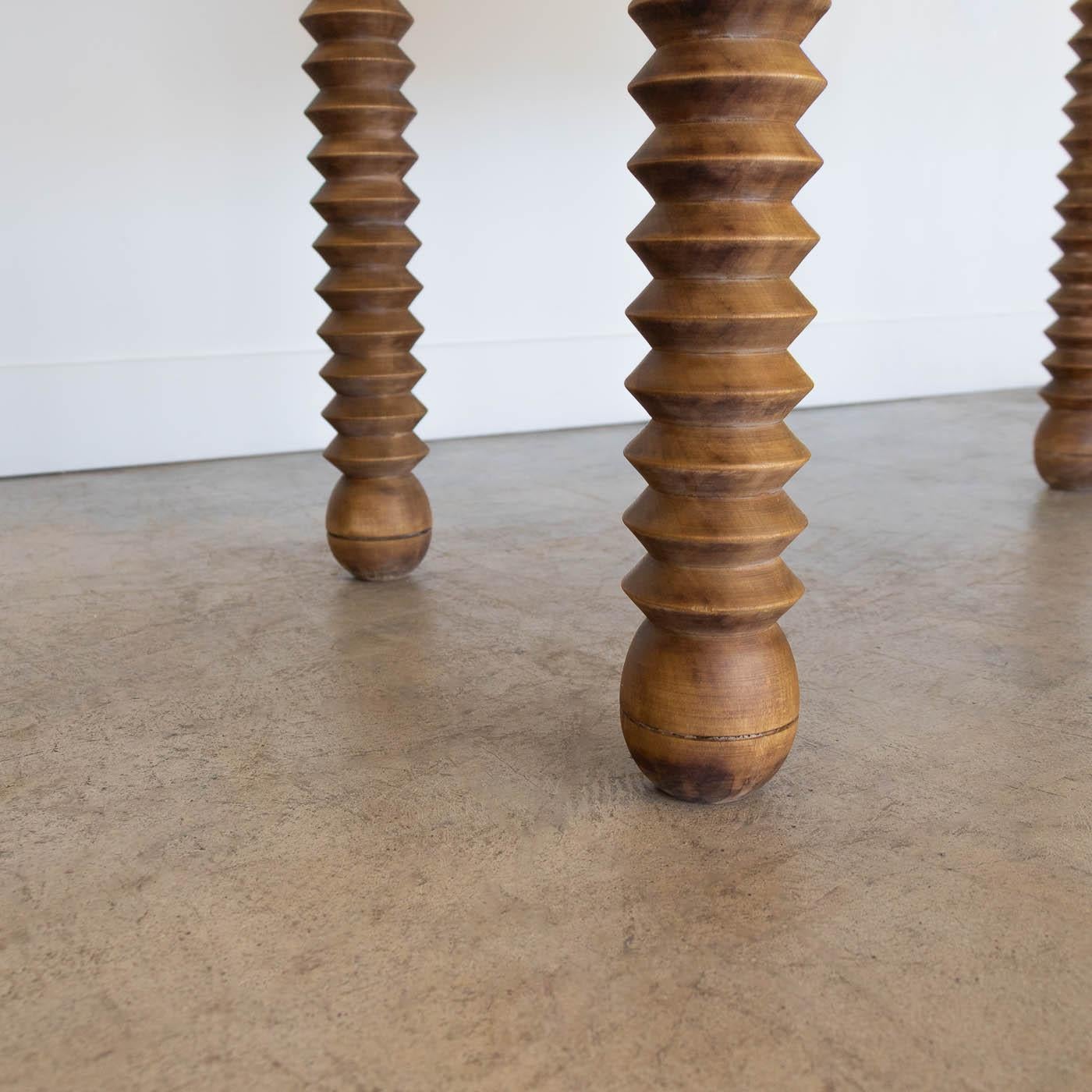French Wood Table by Charles Dudouyt 8