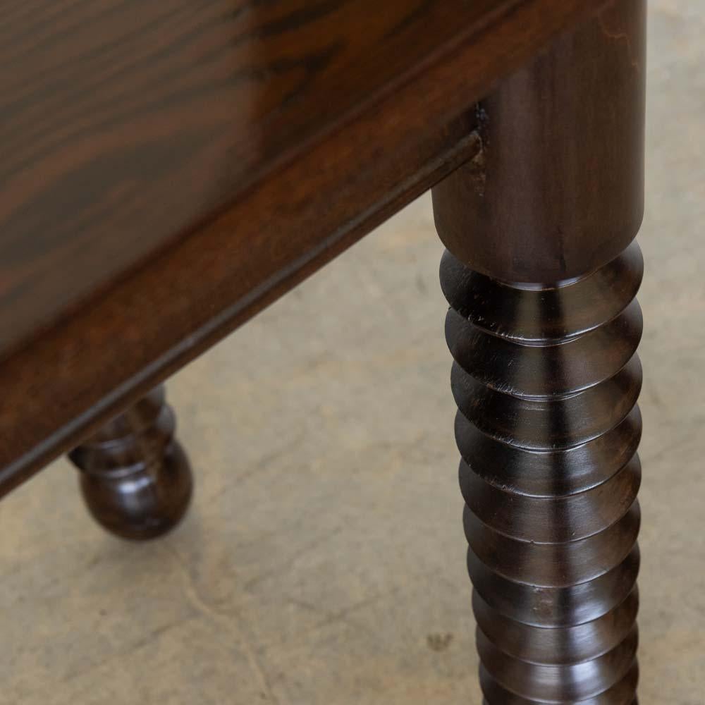 French Wood Table by Charles Dudouyt For Sale 9