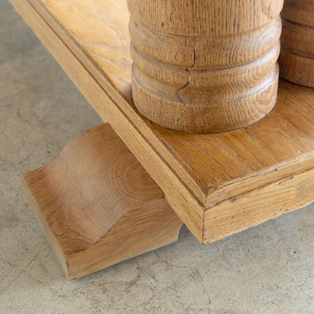 Table en bois française par Charles Dudouyt en vente 9