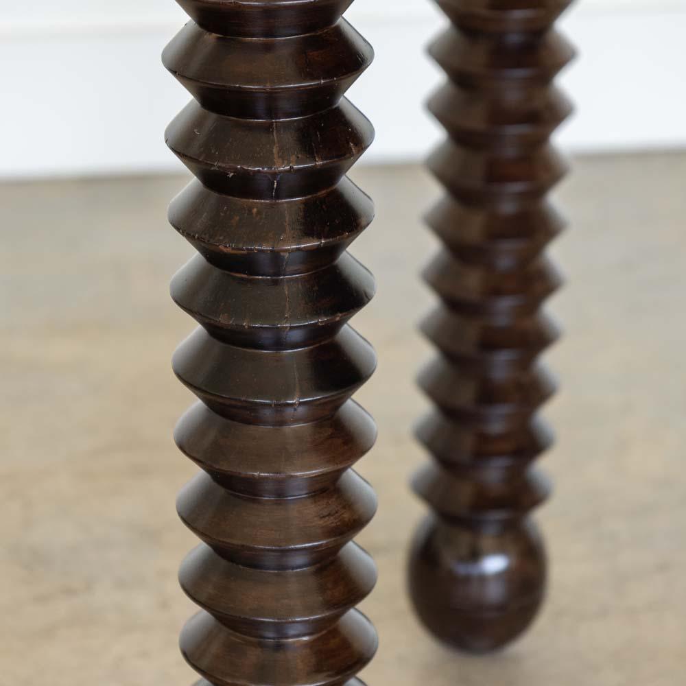 French Wood Table by Charles Dudouyt For Sale 11