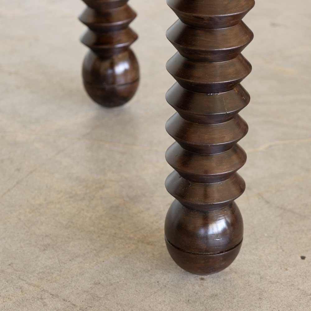 French Wood Table by Charles Dudouyt For Sale 13