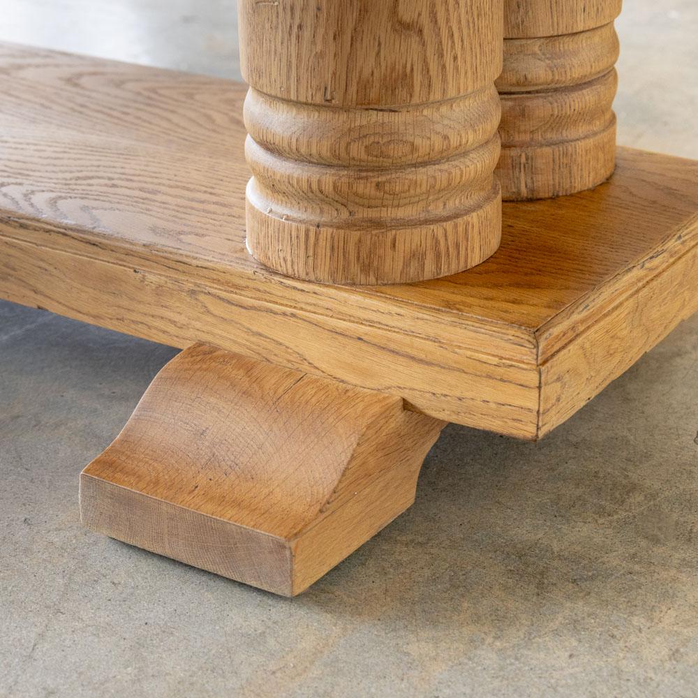 Table en bois française par Charles Dudouyt en vente 12