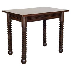 French Wood Table by Charles Dudouyt