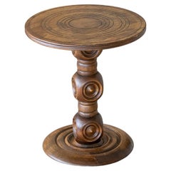 French Wood Table in the Style of Charles Dudouyt