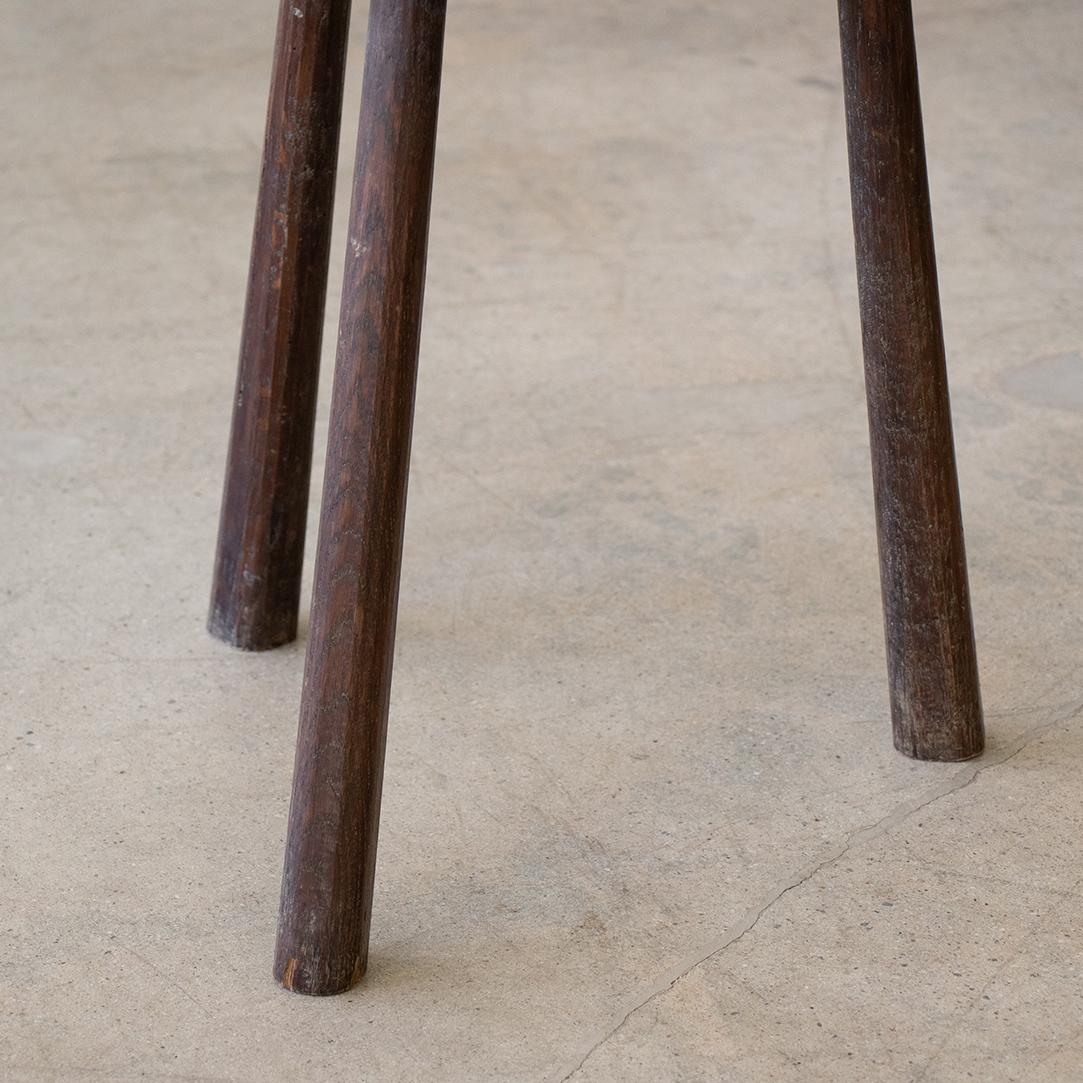 French Wood Tripod Chair 6
