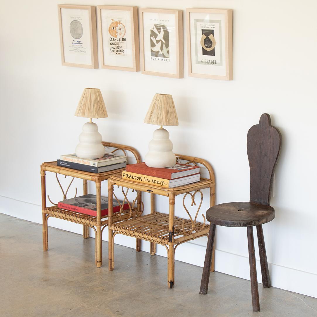 French Wood Tripod Chair 7