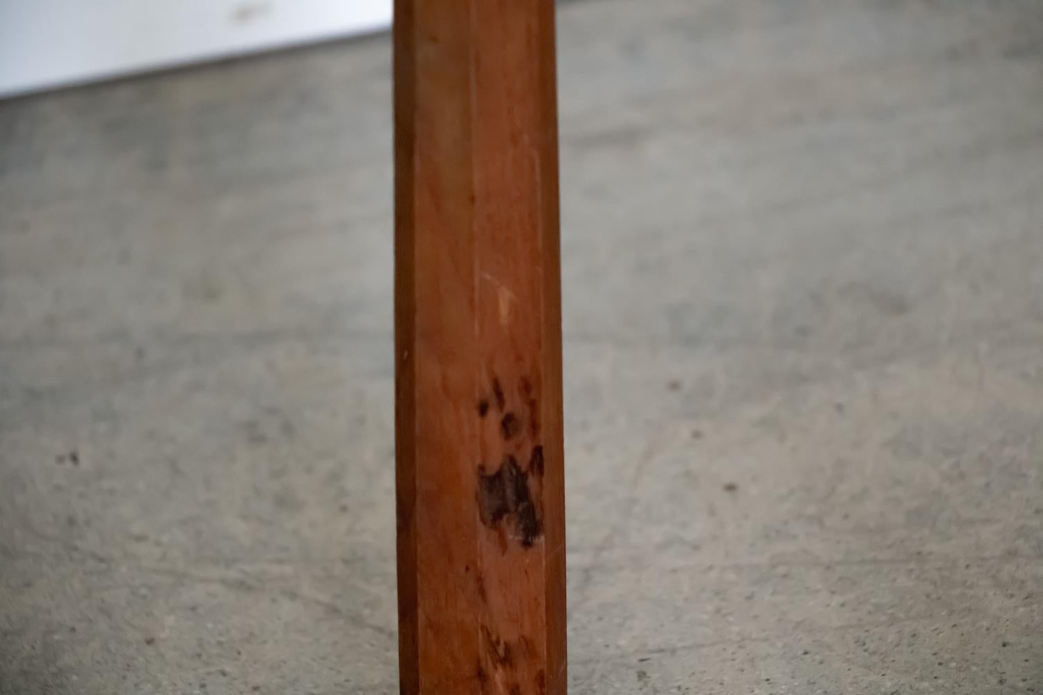 French Wood Tripod Stool 5