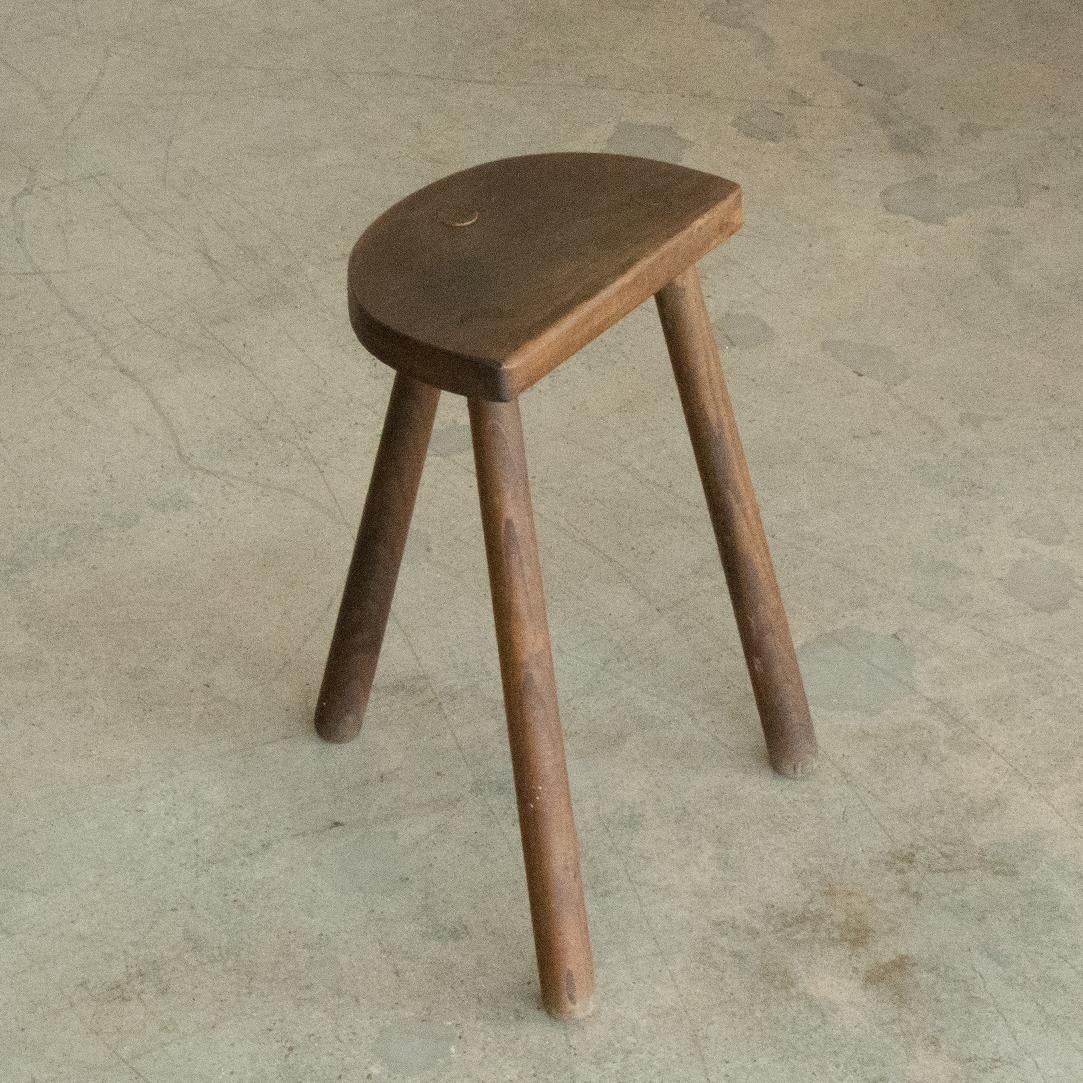 French Wood Tripod Stools 5