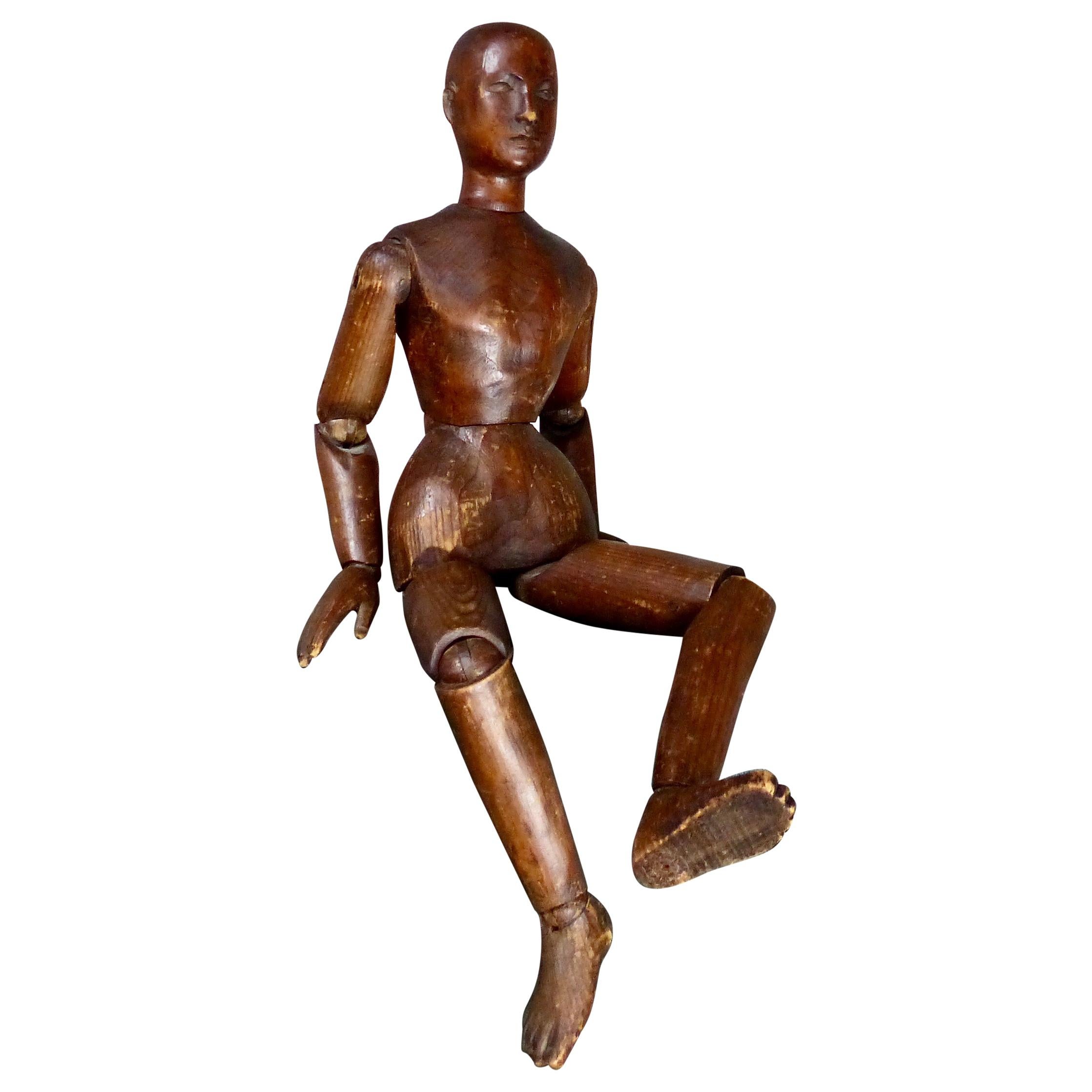 French Wooden Articulating Artist’s Model, circa 1900