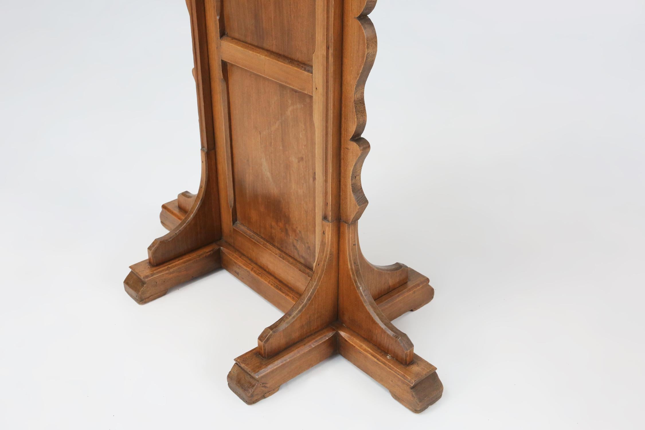 French Wooden Church Console, 1900s For Sale 2