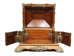 French Wooden Decanter Box, 19th Century