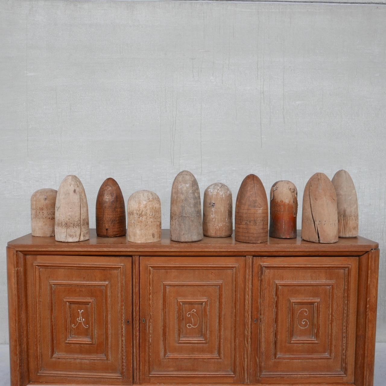 French Wooden Decorative Millinery Moulds 10