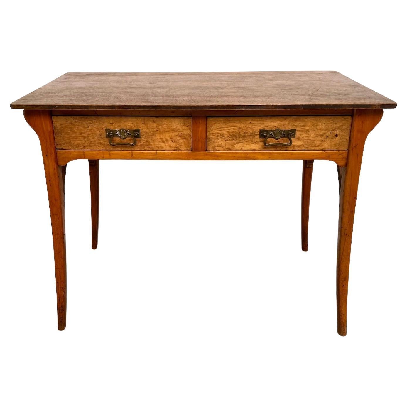 French wooden desk, made in the 1940s-50s.