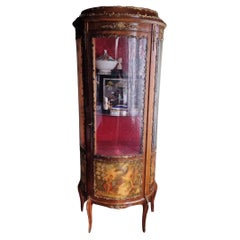 French wooden display case in the shape of a semicircle , Napoleon III