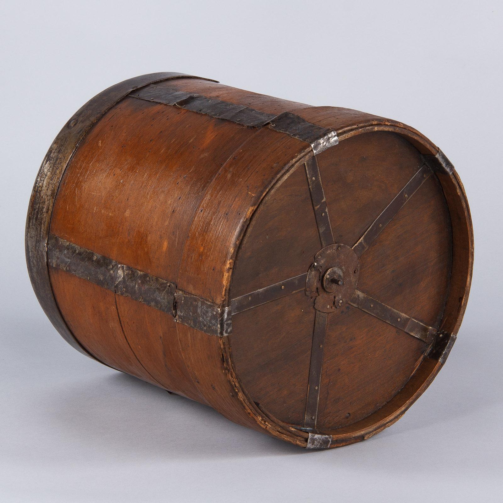 antique wooden grain measures