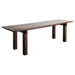 French Wooden Mid Century "Brazil" Dining Table By Charlotte Perriand, 1960s