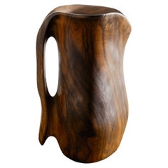 Brocca decorativa francese di metà secolo in legno nello stile di Alexandre Noll, anni '50