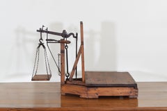 French Wooden Scale, Late 19th-Early 20th Century