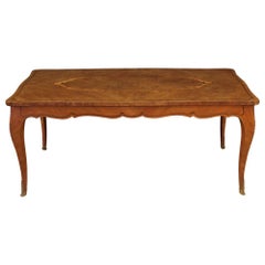 French Wooden Table in Louis XV Style, 20th Century